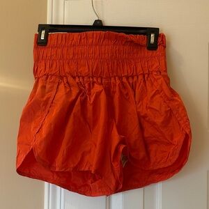 FP Movement by Free People High Waist Orange Shorts